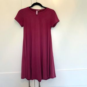 Francessca’s xs pink t-shirt dress alya